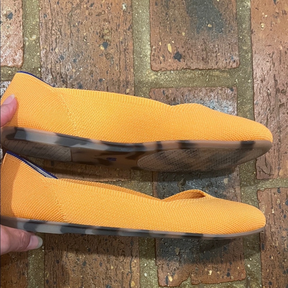 Rothy's Women's Orange rounded toe Flats - Picture 6 of 11